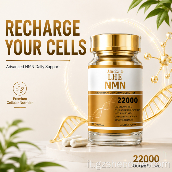 Integratore NMN Premium Capsule da 2200 mg